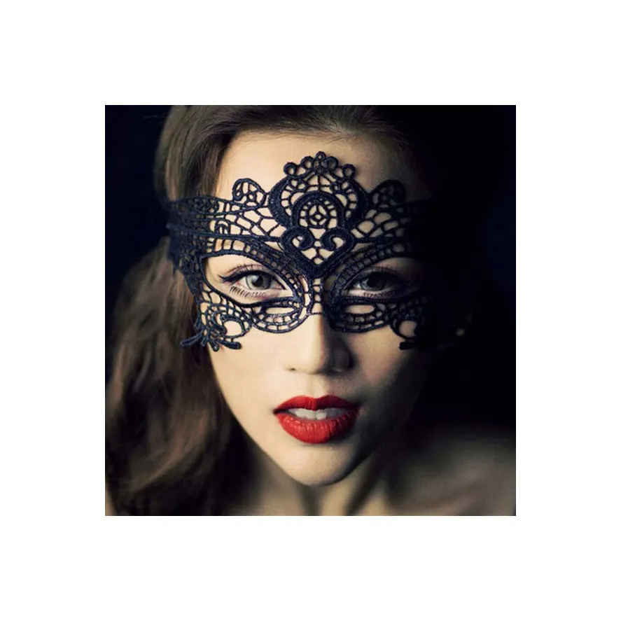 Wholesale Unshaped Masquerade Sexy party mask lace mask black mask