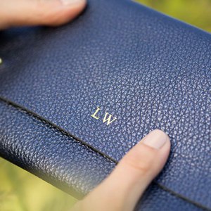 Genuine Leather Small Sling Fashion Toiletry Travel Makeup Cosmetic Fabric Pencil Case Zipper <b>Pouch</b> <b>Money</b> Bag - Product Image 4
