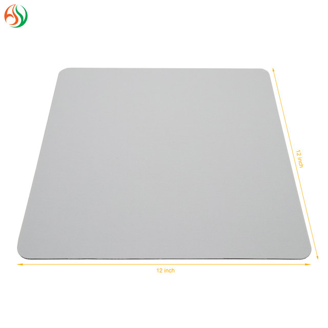 AY Custom Double Sided Blank White Plain Mouse Pad Neoprene Rubber Fabric Material for Sublimation Printing