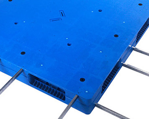 משטח פלדה hdpe דו צדדי משטח שטוח עם כניסה 4 דרך עבור מתלה מחסן תעשייתי מכירות ישיר במפעל פלסטיק מכירות ישיר - Product Image 6