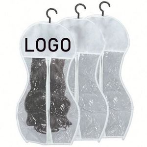 Hanging Dustproof High-End Clothes Storage Wig Packaging Bag With <b>Hook</b> for Travel Closet Promotion - Product Image 1