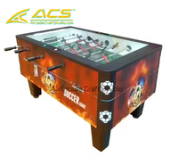 Machine d'arcade simulateur de sport en bois d'intérieur ACS, jeu de table de baby-foot avec interface en anglais, 2 joueurs, en promotion