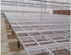 कस्टम ब्लैक व्हाइट एब्स कूल्हों ग्रीनहाउस कृषि प्लास्टिक मोबाइल रोलिंग बेंच टेबल हाइड्रोपोनिक्स प्रणाली - Product Image 4