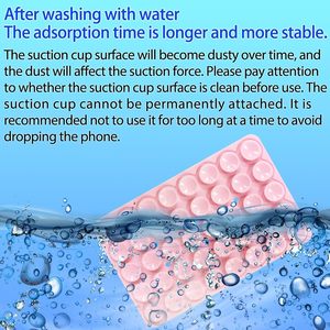 ถ้วยดูดซิลิโคน24เม็ดสีดำเรียบง่ายสติกเกอร์ถ้วยดูดกันลื่นเคสโทรศัพท์แบบพกพา - Product Image 5