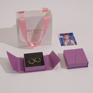 Caja de Joyería de Cartón Ecológica Personalizada con Doble Apertura, Nuevo Diseño de Caja de Regalo con Cajón para Anillos - Product Image 6