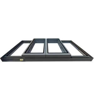 <strong>Modern</strong> Glass <strong>Roof</strong> Skylight Sunroom Flat Inclined <strong>Roof</strong> Aluminum Alloy Frame Stainless Steel Screen Netting Folding Horizontal