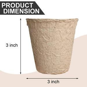 Plateau de transplantation en fibre végétale biodégradable en gros, <span class=keywords><strong>pots</strong></span> en papier pulpeux <span class=keywords><strong>pour</strong></span> fleurs et plantes, <span class=keywords><strong>pots</strong></span> en <span class=keywords><strong>tourbe</strong></span> <span class=keywords><strong>pour</strong></span> <span class=keywords><strong>semis</strong></span>, options écologiques - Product Image 2