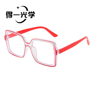 แว่นตาบลูไลท์ทรงสี่เหลี่ยมเต็มกรอบ ป้องกันรังสี เลนส์ PC สำหรับทุกเพศ - Product Image 4