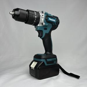 Pour <span class=keywords><strong>Makita</strong></span> DDF487 Perceuse à percussion sans fil 18V Lithium-ion rechargeable 13mm à couple élevé, tournevis à percussion électrique - Product Image 2