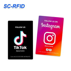 Tarjeta de Reseña de <span class=keywords><strong>Google</strong></span> Personalizada con Impresión Rápida de Fábrica, con Código QR, Tarjeta Inteligente NFC Reutilizable, Toca para Reseñar, para Redes Sociales - Product Image 4