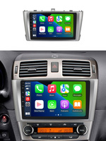 Autoradio Multimédia MEKEDE Android Auto IPS Écran Tactile FM Car-Play 4 Cœurs 2+32Go pour Toyota Avensis 2009-2015