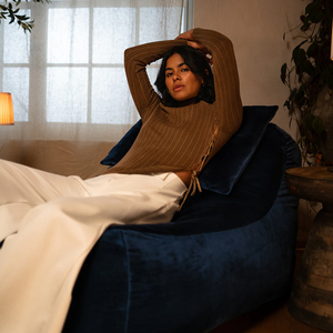 เก้าอี้โซฟาบีนแบ็กแบบสบายๆ สไตล์โมเดิร์น สำหรับพักผ่อนในห้อง  พร้อมปลอกหุ้ม - Product Image 5