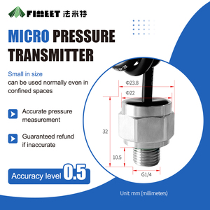 Mini Luftdruck-<span class=keywords><strong>Transmitter</strong></span> PPM-T428 10bar IP65 4-20mA 1% Genauigkeit Sensor 1 Jahr Garantie DIN43650 Drucktransmitter - Product Image 3