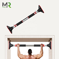 Barre de traction DR en métal et mousse pour cadre de porte – Portable, usage domestique, multifonctionnelle pour dips et entraînement de force, capacité de charge 100-150 kg
