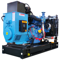 Groupe électrogène diesel 100 kW 125 kVA triphasé ATS démarrage automatique télécommande refroidissement par eau alimentation électrique de secours certifié CE ISO