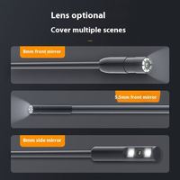 5mm 8mm 前置镜头一体式车载工业管道内窥镜摄像头，带 4.3 英寸 LED 显示屏，电池供电