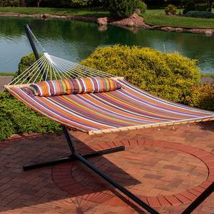 गर्म बिक्री आरामदायक उद्यान झूला 2 व्यक्ति झूला बिस्तर कस्टम लोगो बाहर डेरा डाले हुए झूला - Product Image 1