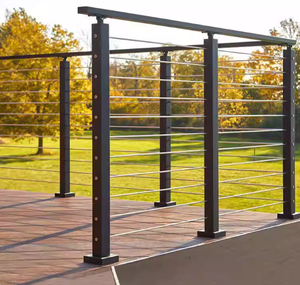 Barandilla de Acero Inoxidable para Escaleras, Autoinstalable, Montada en el Suelo, Moderna, para Exteriores, con 3 Años de Garantía - Product Image 6