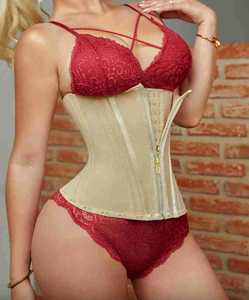 Faja Reductora de Cintura Ajustable de Látex Colombiano <span class=keywords><strong>para</strong></span> Mujer, Control de Grasa Abdominal - Product Image 4