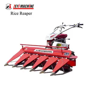 Multifunction Automatic Walking Tractor Reaper Mini Rice Wheat Harvester New Small Combine Harvester Price