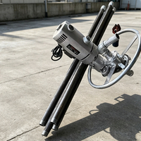 Foreuse électrique portative pour puits d'eau, machine multifonctionnelle de forage de sondages et d'échantillonnage de sol, équipement de tarière portable