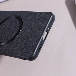 Mỏng Phù Hợp Với Vải Vải Cover Quay Lại Trường Hợp Điện Thoại Cho Redmi Lưu Ý 14 Pro Cộng Với/Note13 Với Tấm Kim Loại - Product Image 5
