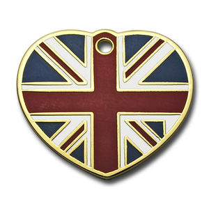 Placas de Identificación para Mascotas de Metal Dorado, Collares Sublimables, Etiquetas Grabadas para Perros y Gatos - Product Image 2