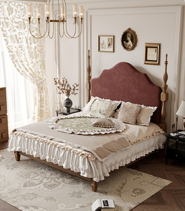 <span class=keywords><strong>Letto</strong></span> in Legno Massello Stile Colonna Romana Medievale - <span class=keywords><strong>Letto</strong></span> Matrimoniale Grande per Camera da <span class=keywords><strong>Letto</strong></span> Principale - <span class=keywords><strong>Letto</strong></span> di Lusso Retrò con Imbottitura Morbida - Product Image 1