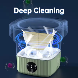 Machines à laver pliantes portables 6L grandes avec seau de séchage pour vêtements sous-vêtements chaussette petite laveuse voyage maison Mini Machine - Product Image 6