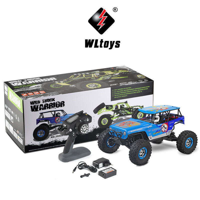 WLtoys 104020 2.4G 4WD 1/10 Auto Arrampicata Fuoristrada, Radiocomando Brushless, RTR