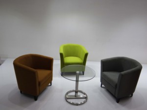 Sofá de comedor tapizado suave estilo urbano moderno para restaurante - Product Image 4