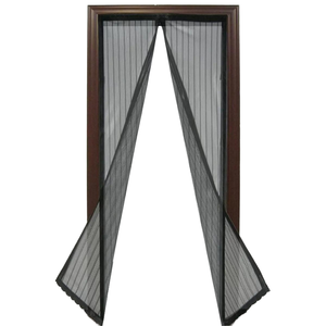 Malla antimosquitos moderna de grado hotelero, fácil de instalar, pantalla de puerta magnética suave, cortina de fibra de vidrio amigable con el tamaño - Product Image 1
