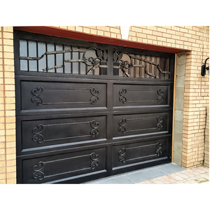 Uxury-puerta <span class=keywords><strong>de</strong></span> entrada <span class=keywords><strong>de</strong></span> garaje <span class=keywords><strong>de</strong></span> <span class=keywords><strong>hierro</strong></span> forjado, puerta corredera eléctrica inteligente con control remoto - Product Image 4