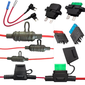 Porte-fusible automobile étanche IP68 avec couvercle, prise à lame <span class=keywords><strong>12V</strong></span>/24V, capacité de coupure 20kA, utilisation haute tension pour véhicules électriques - Prix usine - Product Image 3