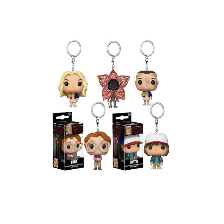 Лидер продаж, виниловая экшн-фигурка Funko POP «очень странные дела» одиннадцать штук Дастин демогрого, брелок, игрушки для детей, подарок, Новинка