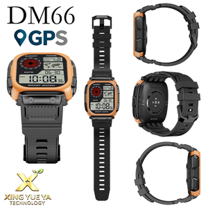 นาฬิกาสมาร์ทวอทช์ GPS รุ่น DM66 จอ AMOLED แผนที่ออฟไลน์ กันน้ำ 5ATM แบตเตอรี่ 850mAh พร้อมมาตรวัดความสูง บารอมิเตอร์ GPS หลายดาวเทียม รับผลิตแบบ OEM ODM - Product Image 3