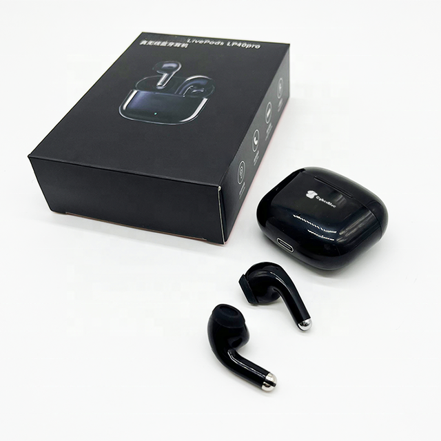 LP40 Pro Wireless Earbuds IPX-6 Waterproof Sport Gaming HIFI Sound Low-latency with Mic Mini Portable ABS Handfree Calls