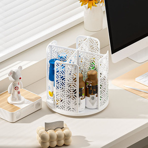 Organisateur <span class=keywords><strong>pivotant</strong></span> moderne en plastique écologique à 360 degrés, type sur pied, pour <span class=keywords><strong>cuisine</strong></span> et salon, rangement d'épices, <span class=keywords><strong>étagère</strong></span>s détachables - Product Image 4