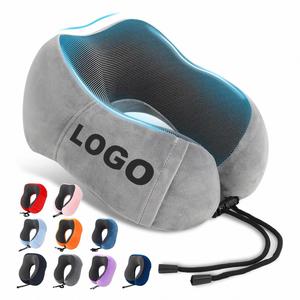 Almohada de Viaje Personalizada en Forma de U con Espuma Viscoelástica, Alivia el Dolor de Cuello, Ergonómica y Portátil para Avión - Product Image 1