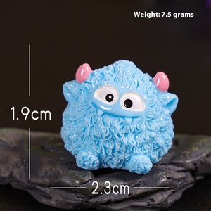 Venta al por mayor Halloween Little Hair Monster casa de muñecas hogar miniatura ornamento personalizado resina artesanía decorativa pequeño ornamento - Product Image 6