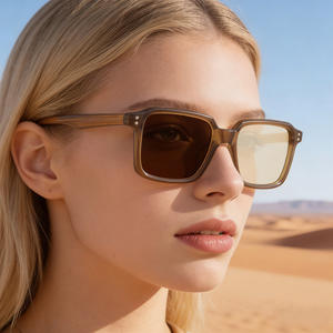 Gafas de sol fotocromáticas ZT-99307 para mujer, montura cuadrada, lentes de PC con protección UV400, montura de plástico y metal, protección solar para exteriores. - Product Image 3