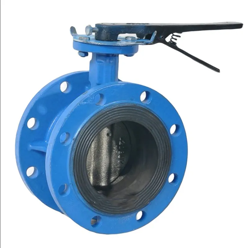 DN50 Pn10 Ductile Iron Disc 304 Soft Seal China Supplier Lug 8In Manual Handle Wafer Butterfly Valve