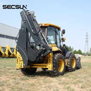 Backhoe loader 0.6 tấn 1 tấn <span class=keywords><strong>1.8</strong></span> tấn 2.5 tấn bánh backhoe loader Máy xúc với 6 trong 1 xô - Product Image 2