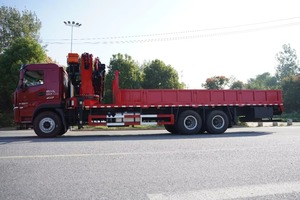 รถบรรทุกติดเครน Shacman 6x4 ขนาด 16 ตัน แบบ Knuckle Boom Crane สำหรับส่งออก ใช้ในงานก่อสร้าง - Product Image 2
