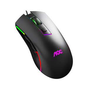 AOC GM120 Gaming <b>Mouse</b> Wired Optical 7 Buttons RGB Backlit Right Hand Ergonomic Programmable - Product Image 2