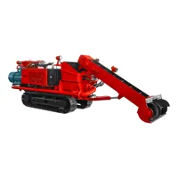Machine de dragage minier automatique avec grattoir à suspension avant sécurisée pour l'élimination des boues