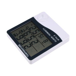 LCD điện tử kỹ thuật số hygrograph đồng hồ, nhà nhiệt kế, ẩm kế, trong nhà và ngoài trời Trạm thời tiết - Product Image 4