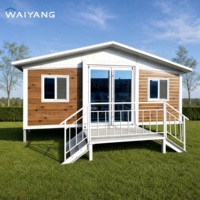 Maison préfabriquée à double aile de 20, 30 ou 40 pieds, 1 à 4 chambres, avec plan de configuration personnalisé, maison-conteneur moderne