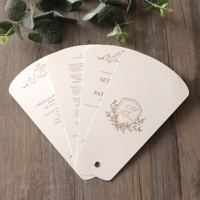 Tarjeta de menú de programa de ventilador plegable personalizada creativa con ojal de Metal con logotipo de lámina dorada de sello caliente
