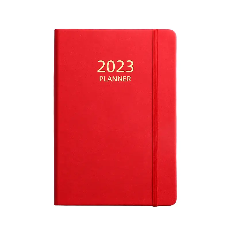 Factory price OEM logo paper printing A5 dairy planners and notebooks custom 2023